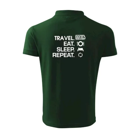 Eat sleep travel - Van