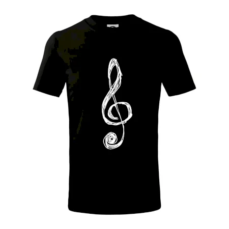 Husľový kľúč kreslený