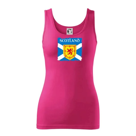 Škótska vlajka s erbom leva