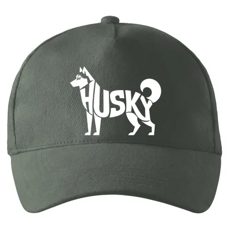 Husky nápis v tele