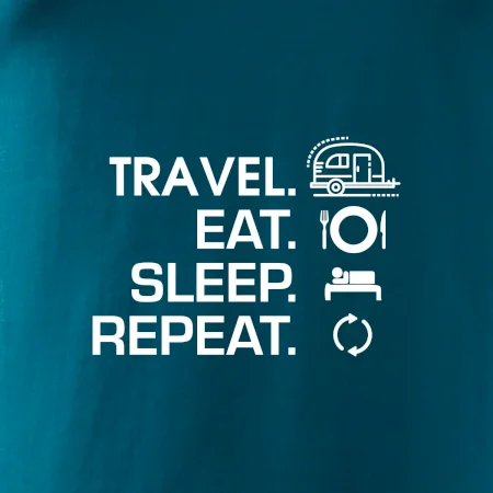 Eat sleep travel - Malý príves