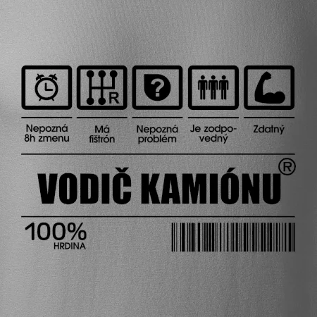 Čiarový kód - Vodič kamiónu