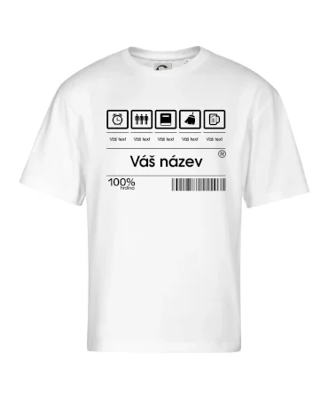 Čárový kód - Vlastní text