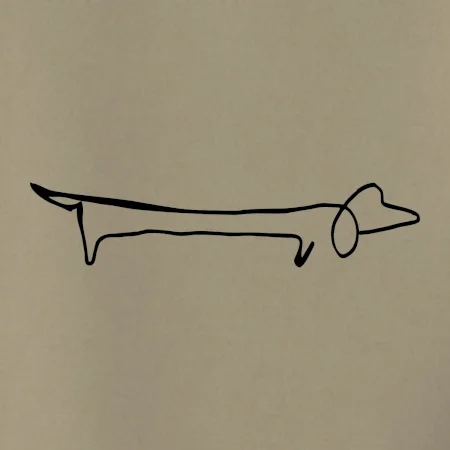 Jazvečík - kreslený