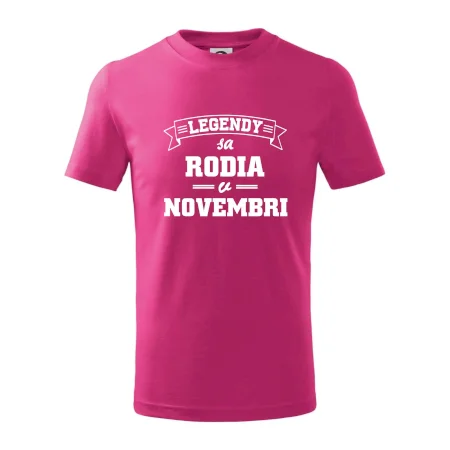 Legendy sa rodia v novembri