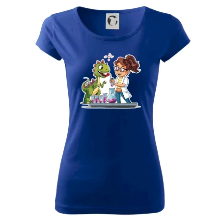 Chemik a dinosaurus - dievča