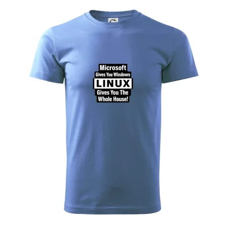 Microsoft Gives You Windows LINUX Gives You The Whole House!