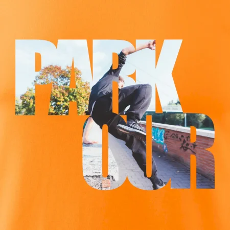 Parkour nápis v meste