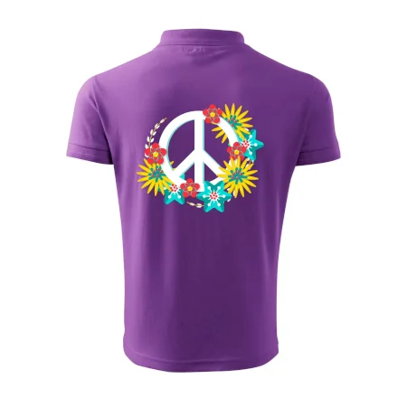 Peace symbol abstraktný