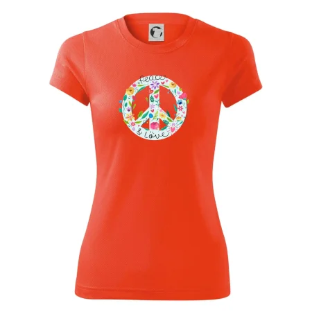 Peace and love symbol