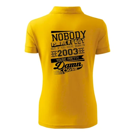 Nobody is perfect - 2003
