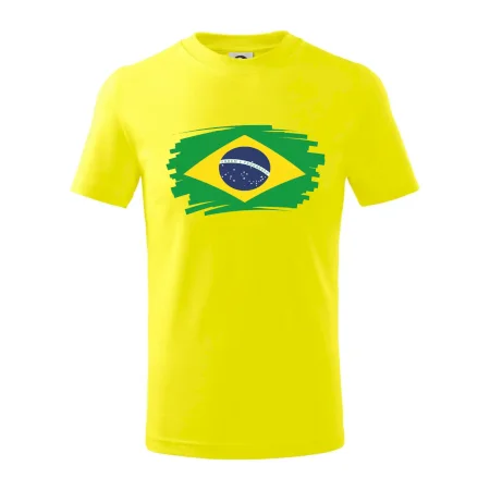 Brazília vlajka štetkou