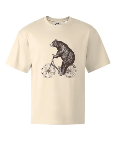 Medveď na bicykli
