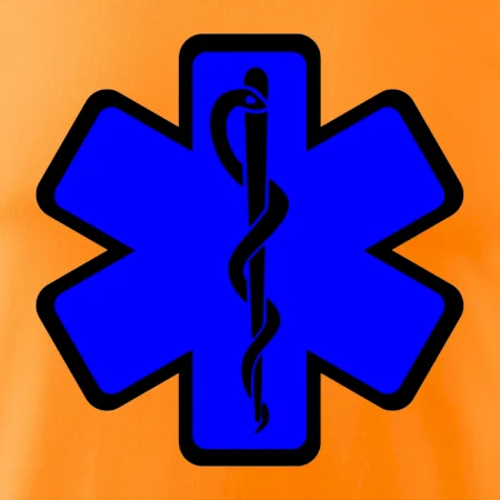 Rescue - Hviezda na prsníku + nápis na chrbte