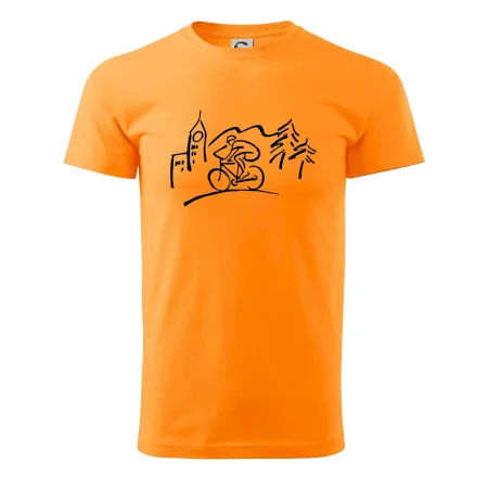 Cyklista na výlete
