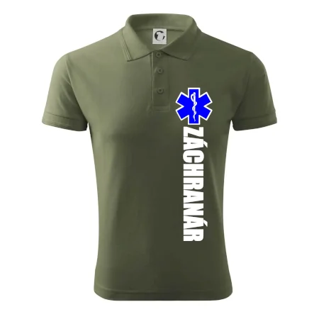 Nápis Záchranár + hviezda
