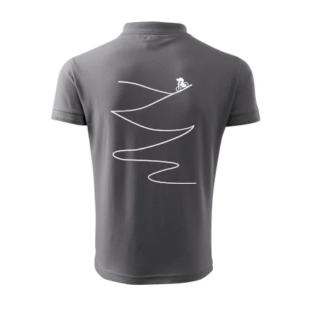 Cyklo zjazd z kopca