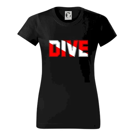 Dive nápis vlajka