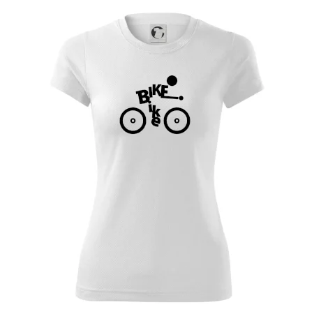 Bike nápis postava