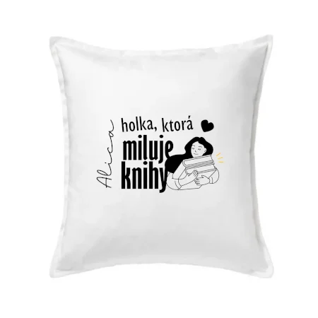 Čiernobiela holka, ktorá miluje knihy - holka - Vaše meno