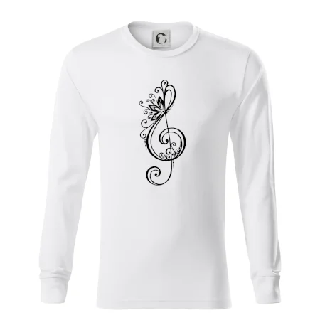 Husľový kľúč kvety