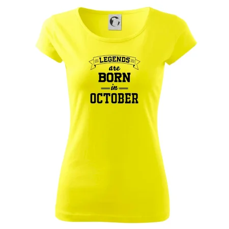 Legends are born in October