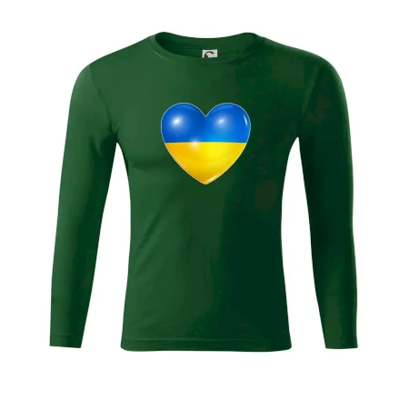 Ukrajina srdce vlajka