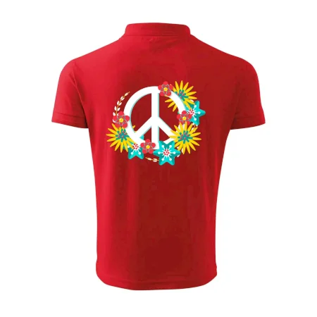 Peace symbol abstraktný