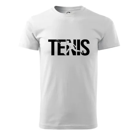 Tenis nápis silueta