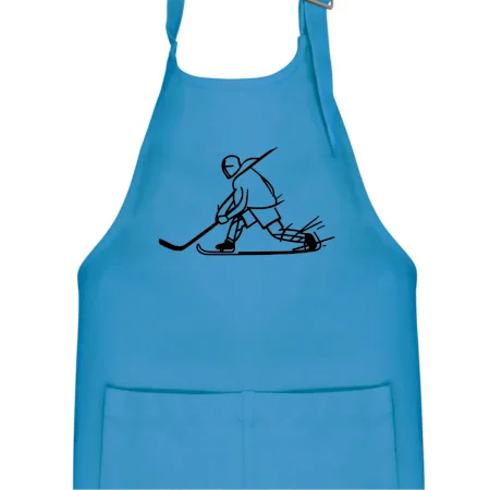 Kreslený hokejista tučnou fixkou