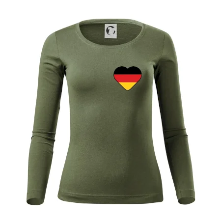 Germany love prso - Nemecká vlajka