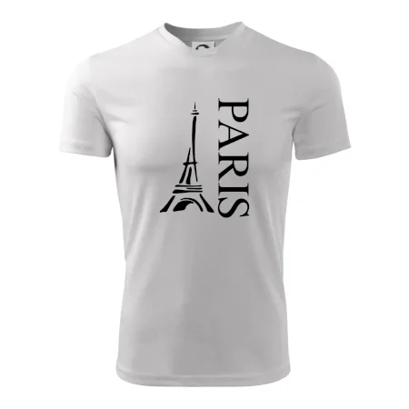 Paris nápis Eiffelovka na výšku