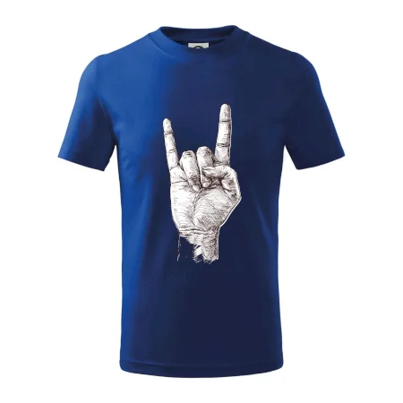 Rocková ruka kreslená