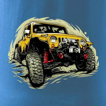 Žltý offroad s navijakom