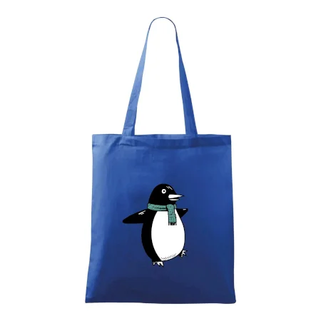 Tučniak so zeleným šálom