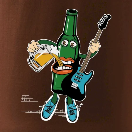 Gitarista s pivom