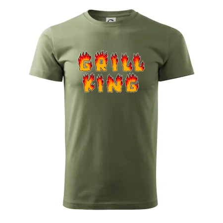 Grill King ohnivý nápis