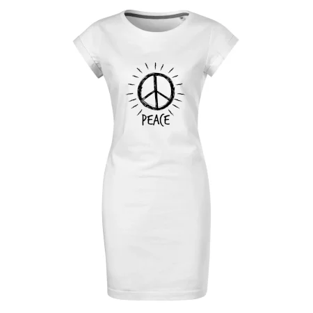 Peace symbol čiernobiely