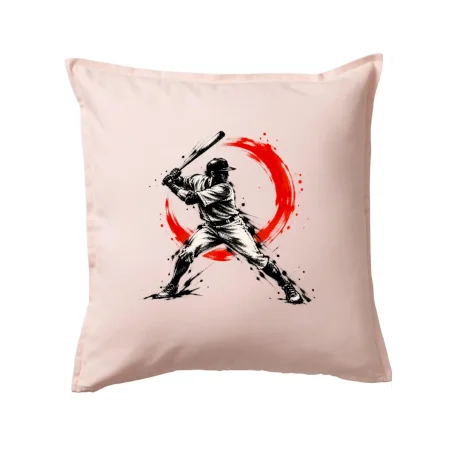 Baseballový pálkař japonská tušová malba