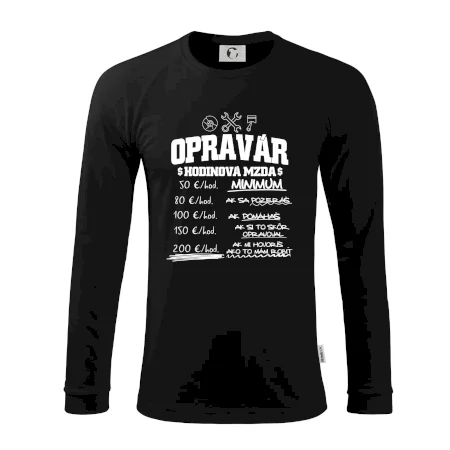 Hodinová mzda - opravár