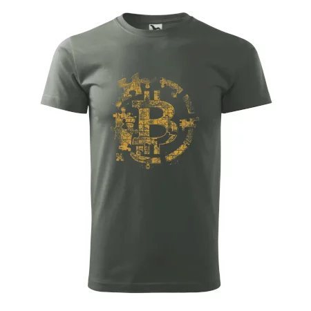 Logo bitcoin puzzle