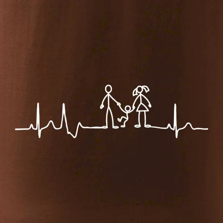 EKG rodina a jedno dieťa