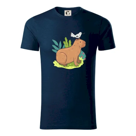 Kapybara a vtáčik