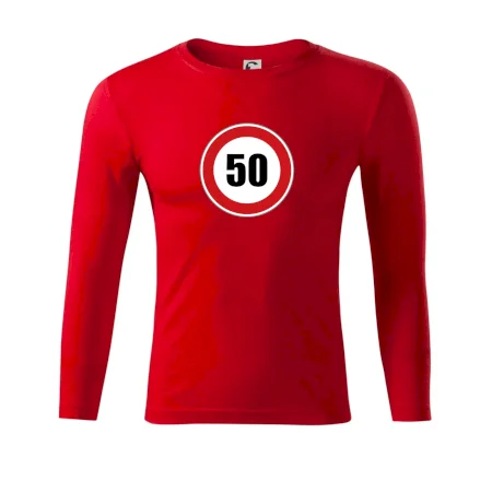 Dopravná značka - obmedzenie rýchlosti 50