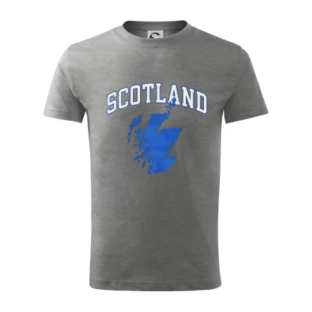Scotland nápis s mapou