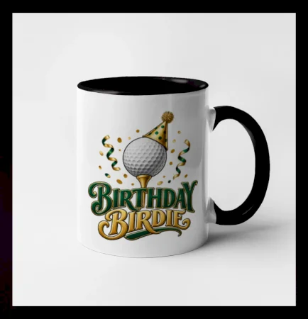 Narozeninové birdie s golfovým míčkem
