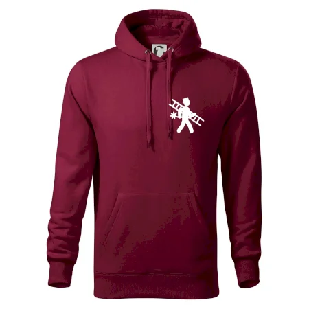 Kominík logo + nápis na zádech