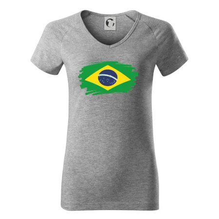 Brazília vlajka štetkou