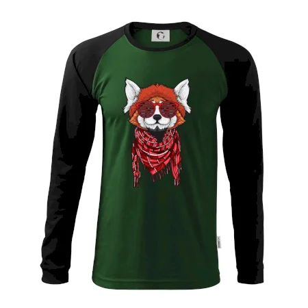 Červená panda hipster