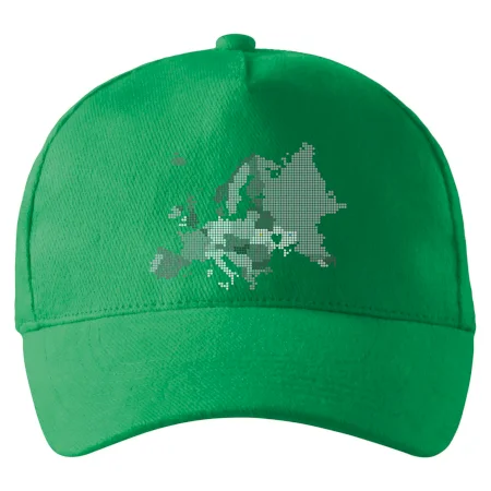 Mapa Európy - srdce v Ukrajine